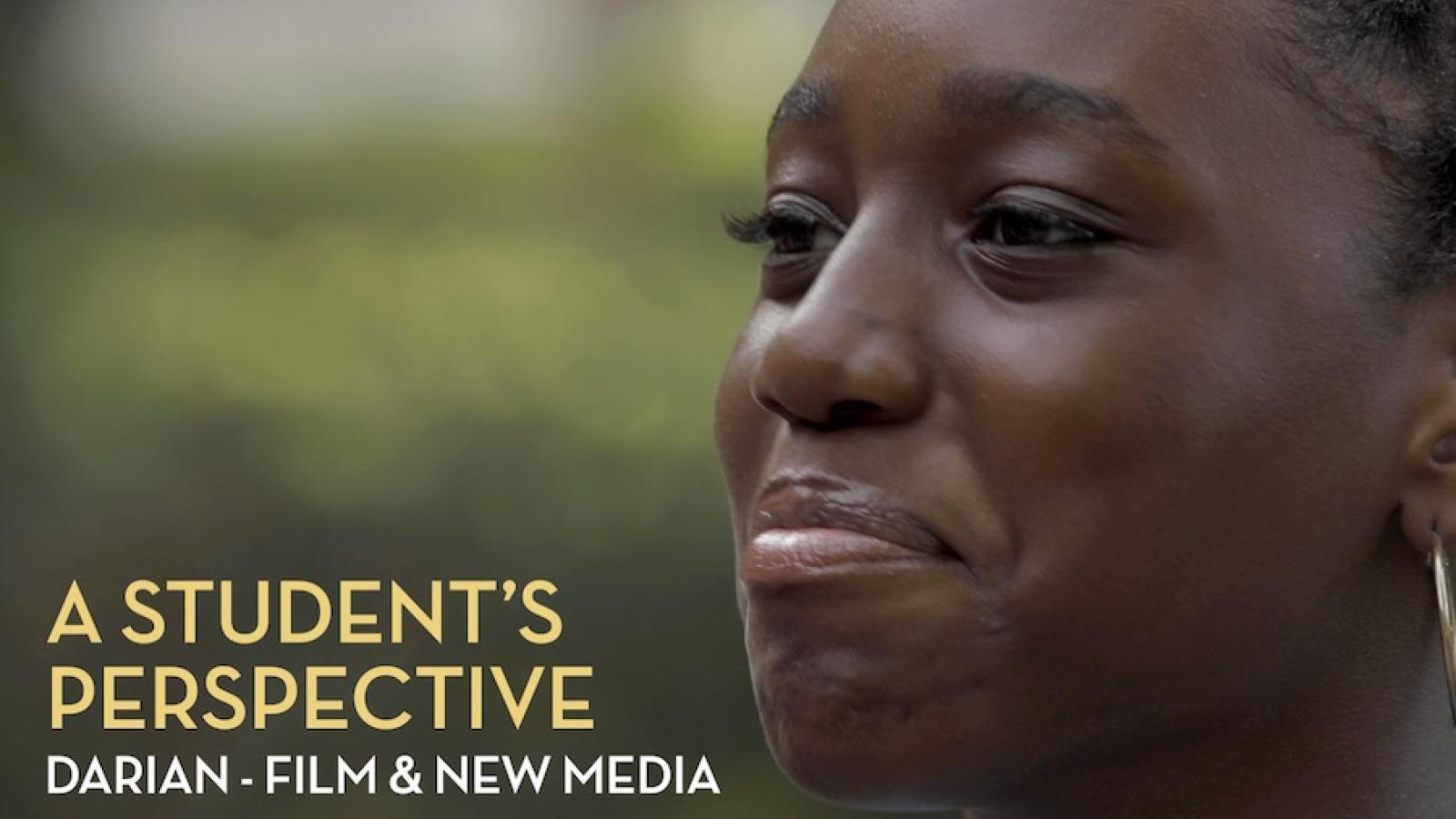 Film & New Media student discusses program for Arts Camp